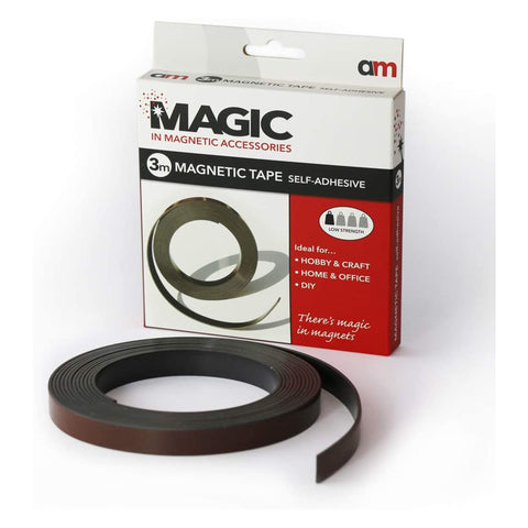 Magnetic Tape Strip With Premium Self Adhesive 12.7mm x 1.5mm x 3 Metre