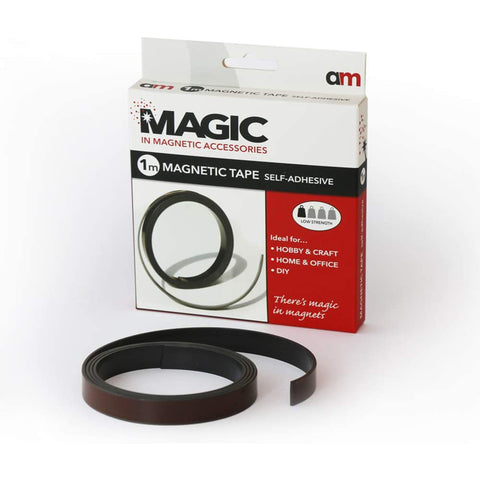 Magnetic Tape Strip With Premium Self Adhesive 12.7mm x 1.5mm x 1 Metre