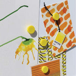 Small Marker Magnets Yellow 20mm x 8mm Pack of 24